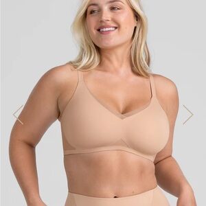 Honeylove Seamless Bra Large, Sand color